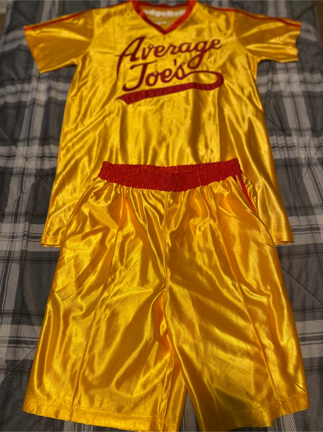 Dodgeball Average Joe's Jersey and Shorts Size Medium