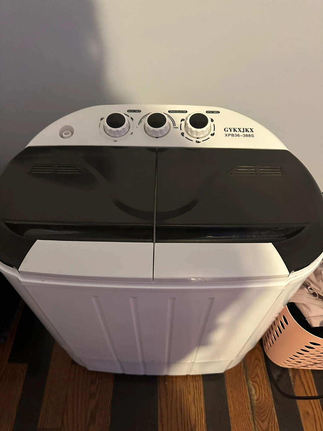 GYKXJXKX Portable Twin Tub Washing Machine XPB36-388S