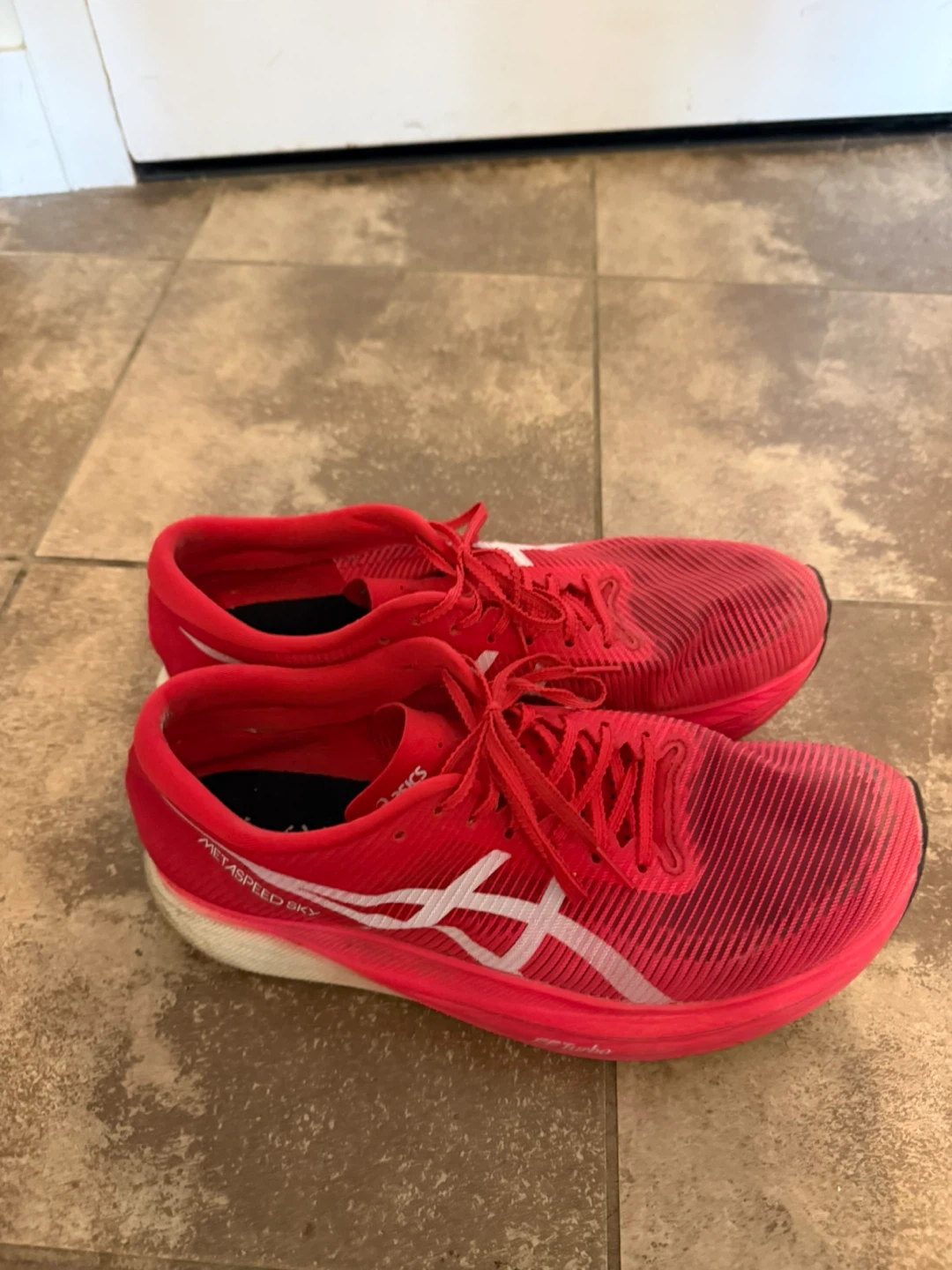 ASICS Metaspeed Sky Running Shoes Red - photo 2