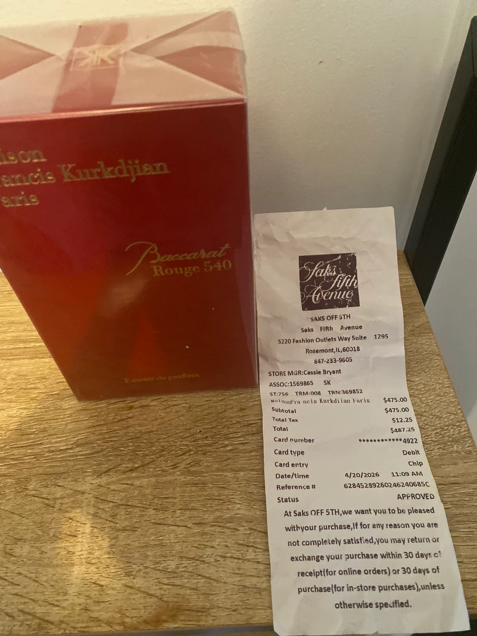 Maison Francis Kurkdjian Baccarat Rouge 540 Extrait de Parfum