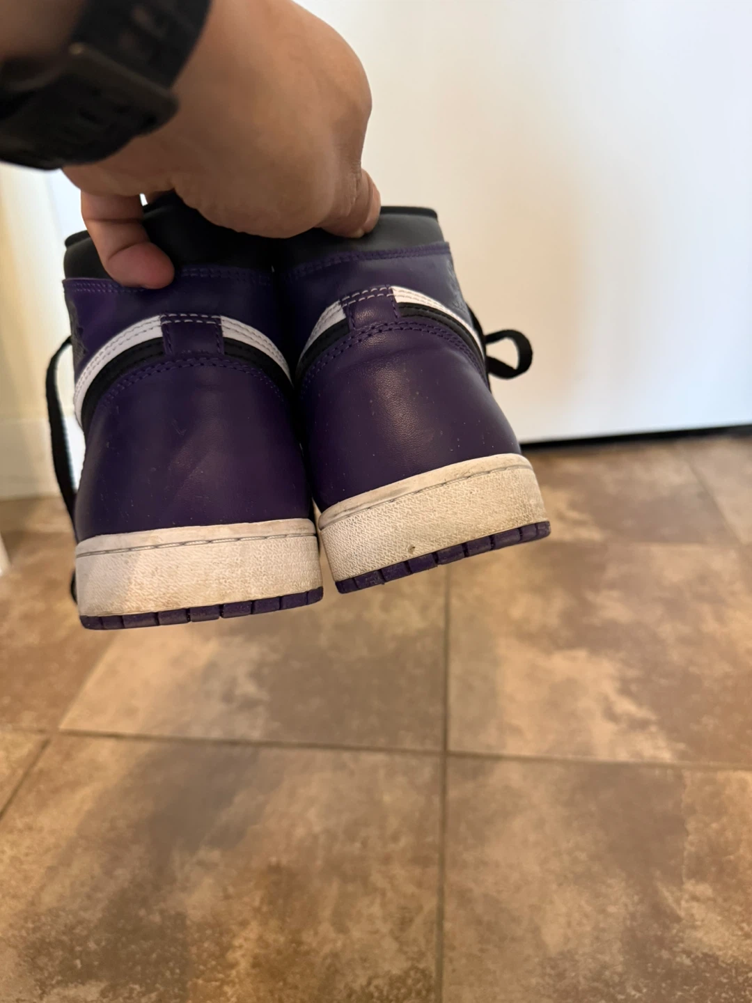 Air Jordan 1 High Court Purple White - photo 4