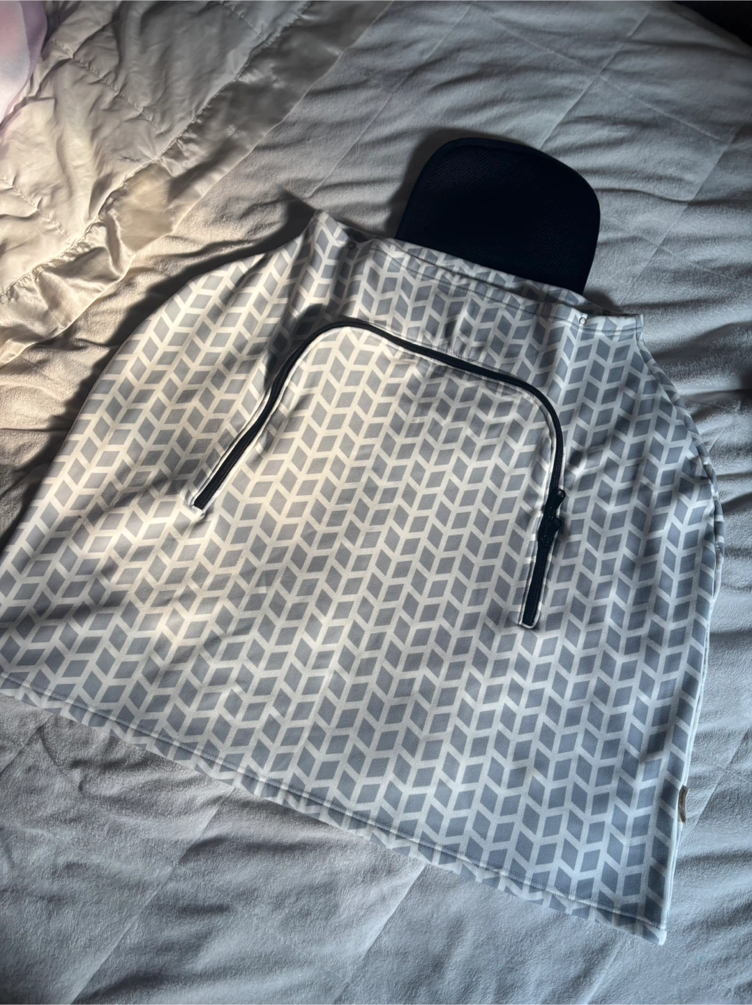 Baby sleep sack, car seat cover, and bibs bundle