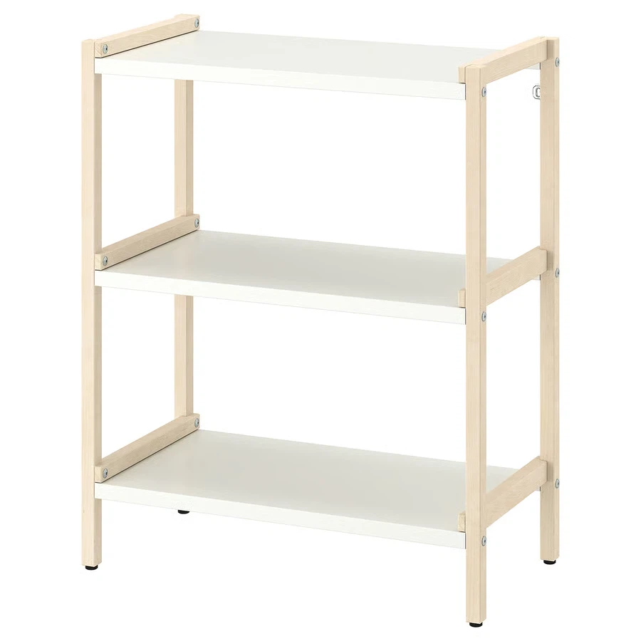 IKEA EKENÄBBEN Shelf Unit - White/Aspen - photo 2