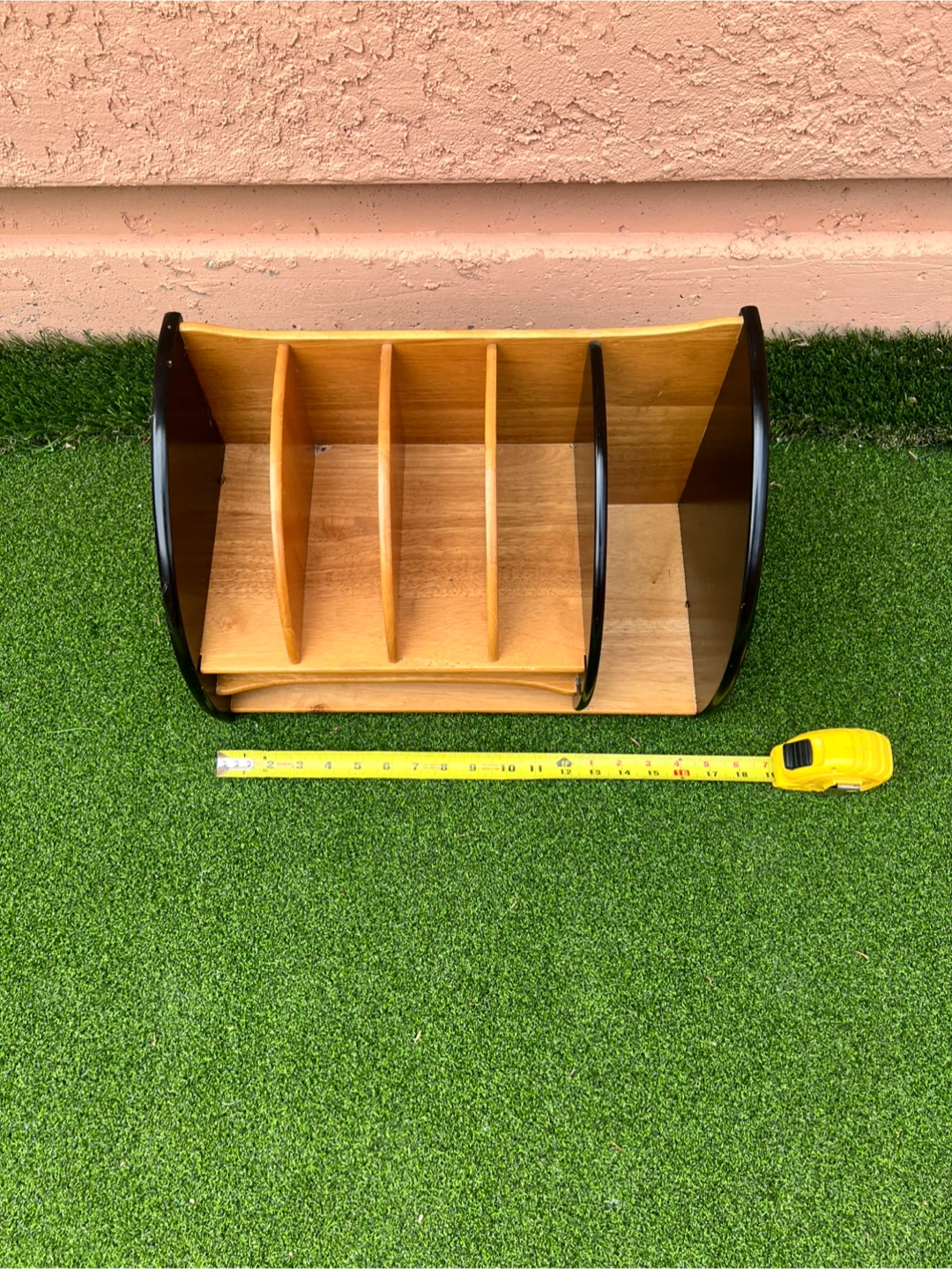 Wooden Desk Organizer Caddy