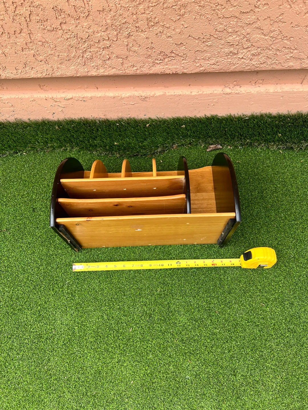 Wooden Desk Organizer Caddy - photo 2
