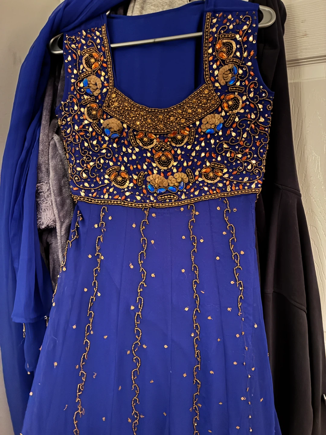 Blue Salwar Kameez + Extras - photo 2