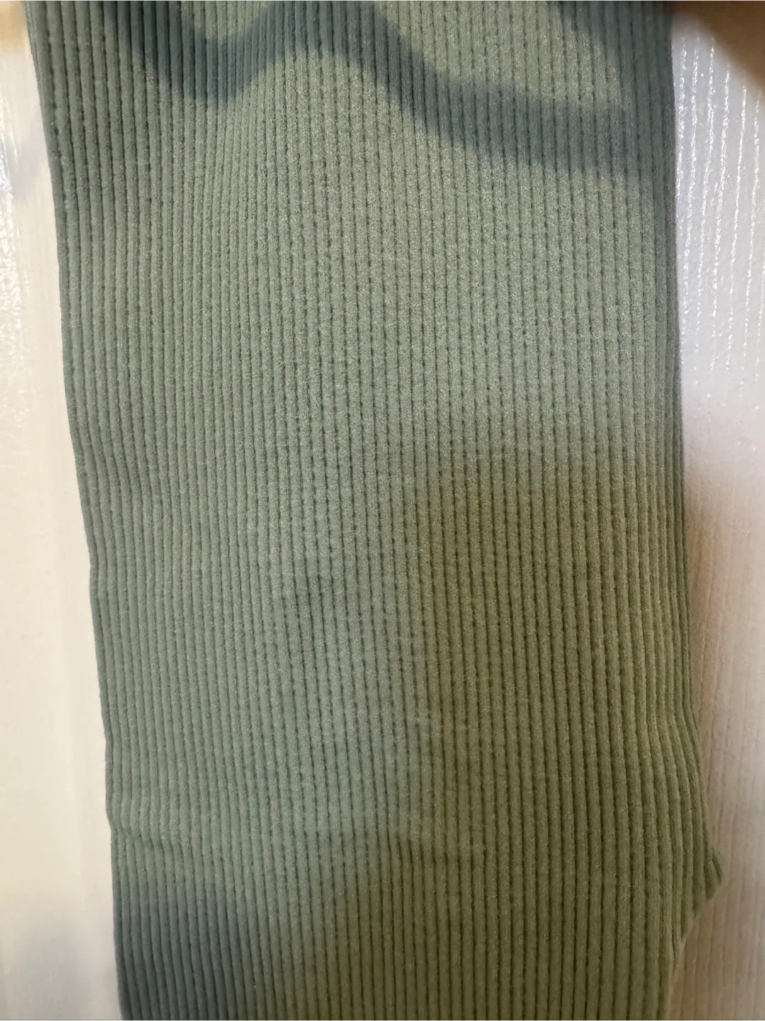 Sage Khaki Ribbed Leggings - photo 2