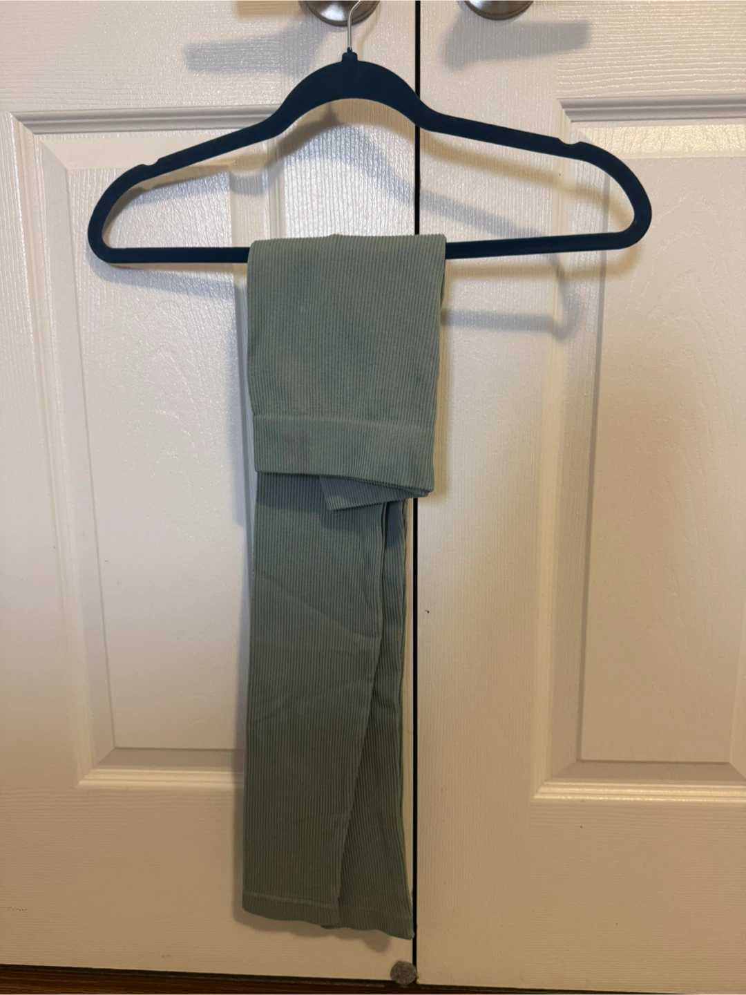Sage Khaki Ribbed Leggings