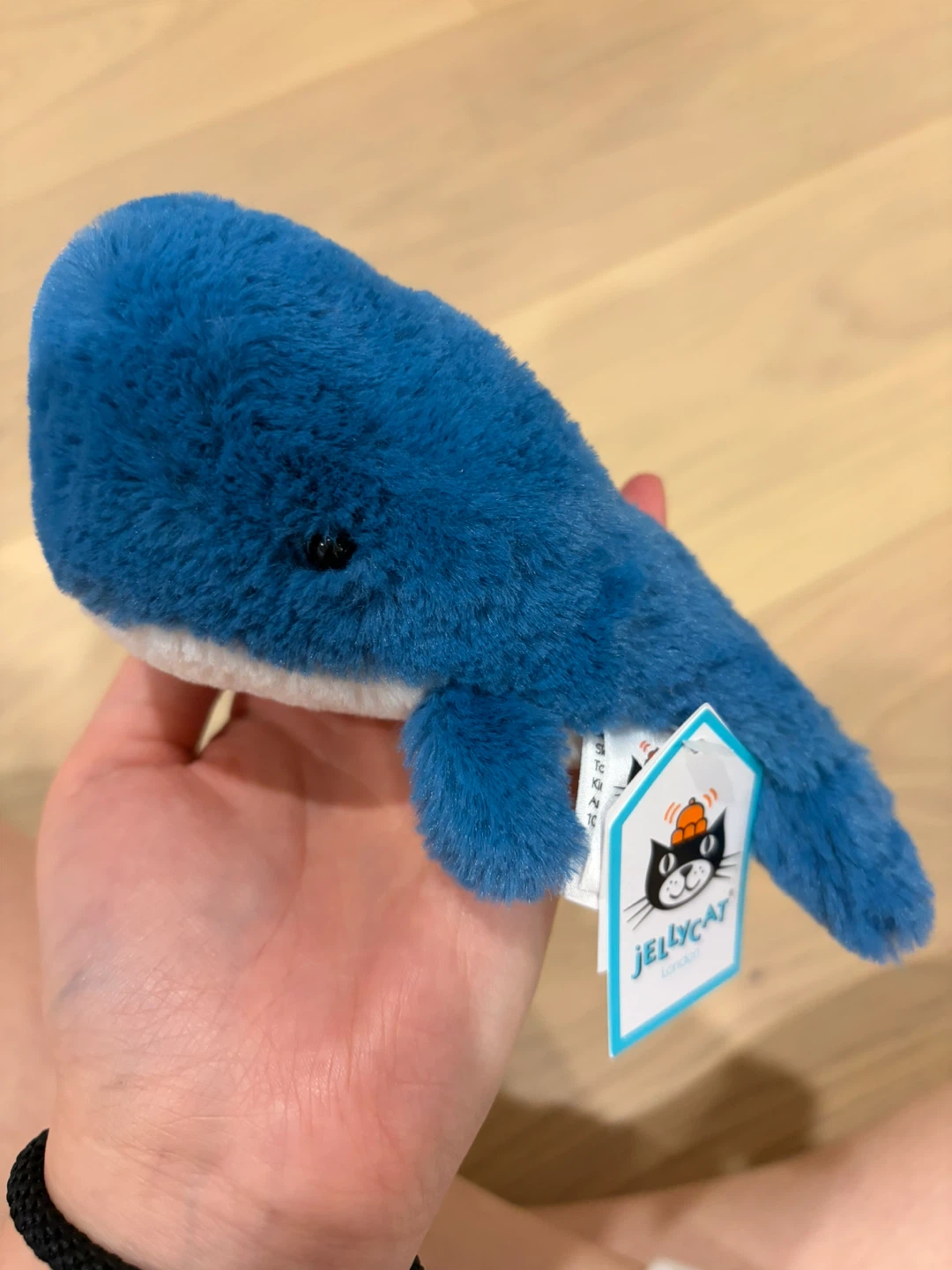 Retired Blue Wavelly Whale Jellycat Plush