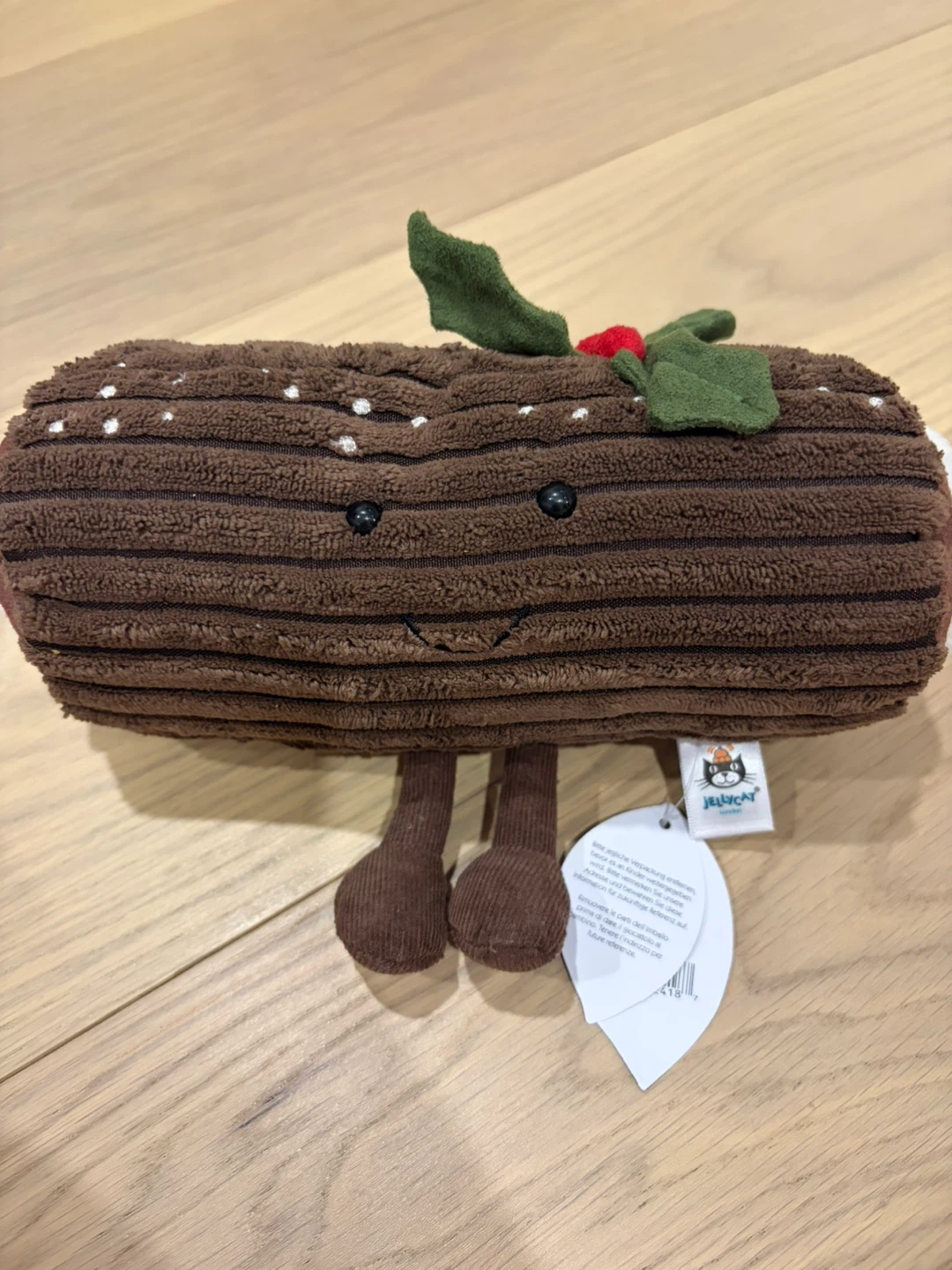 Retired Amuseable Yule Log Jellycat Plush (BNWT)