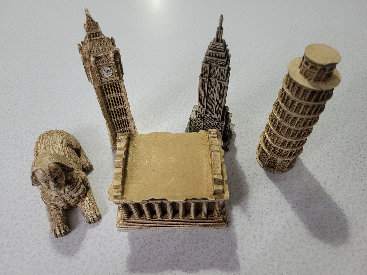 Set of 5 Miniature World Landmarks