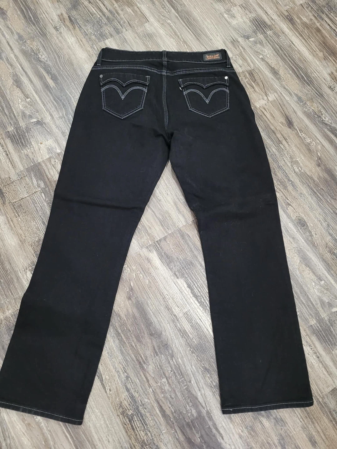Levi's 529 Curvy Straight Jeans Black W32 L32