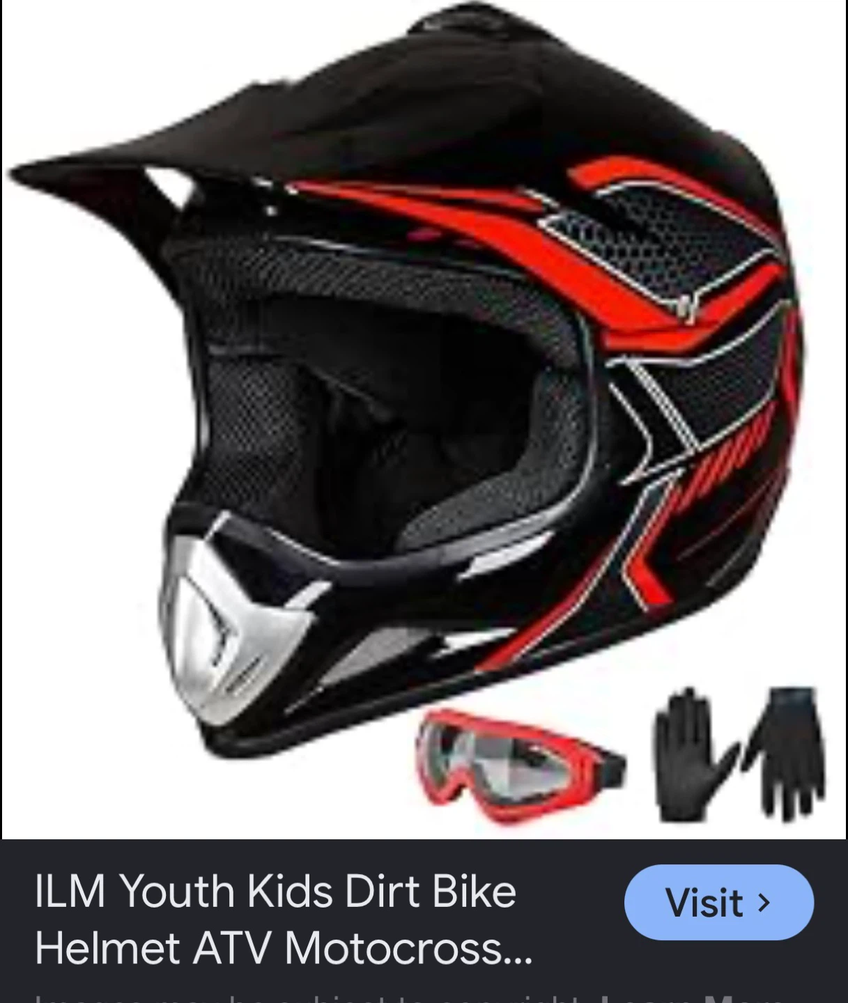 ILM Youth Kids Dirt Bike Helmet