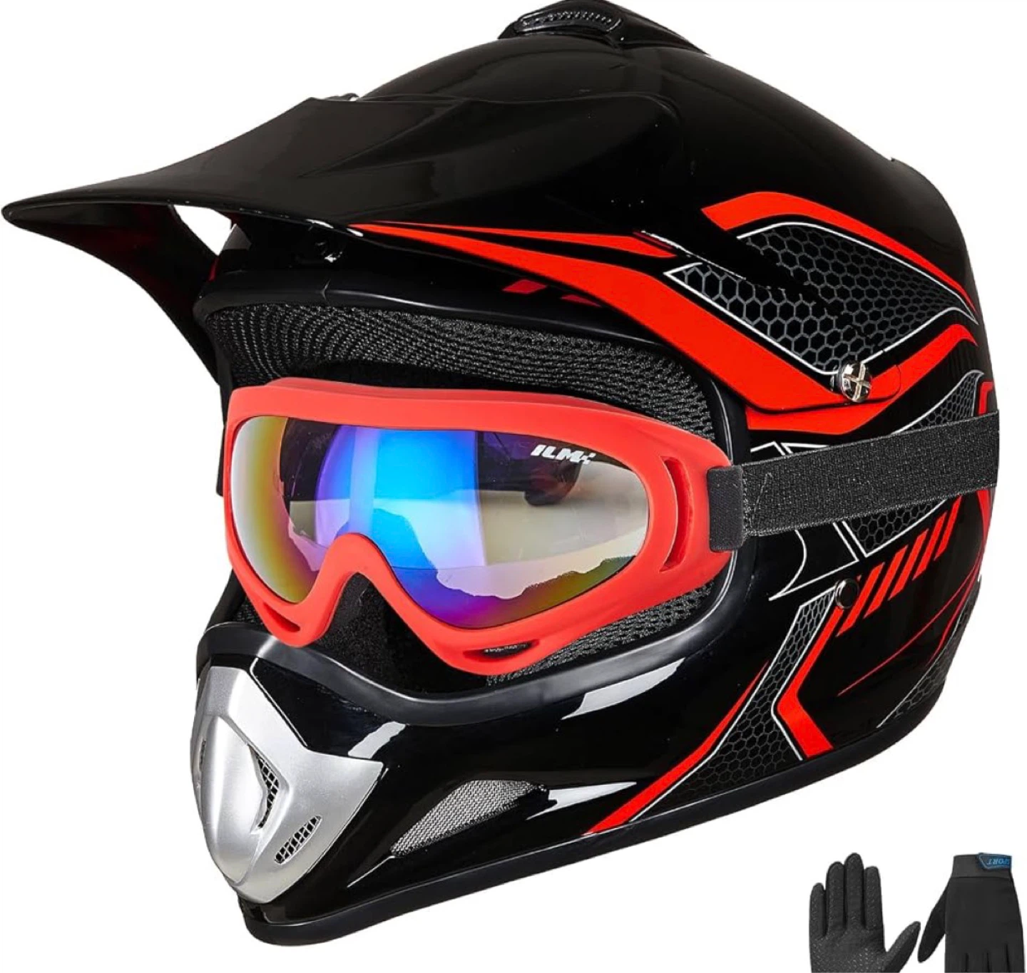 ILM Youth Kids Dirt Bike Helmet - photo 2