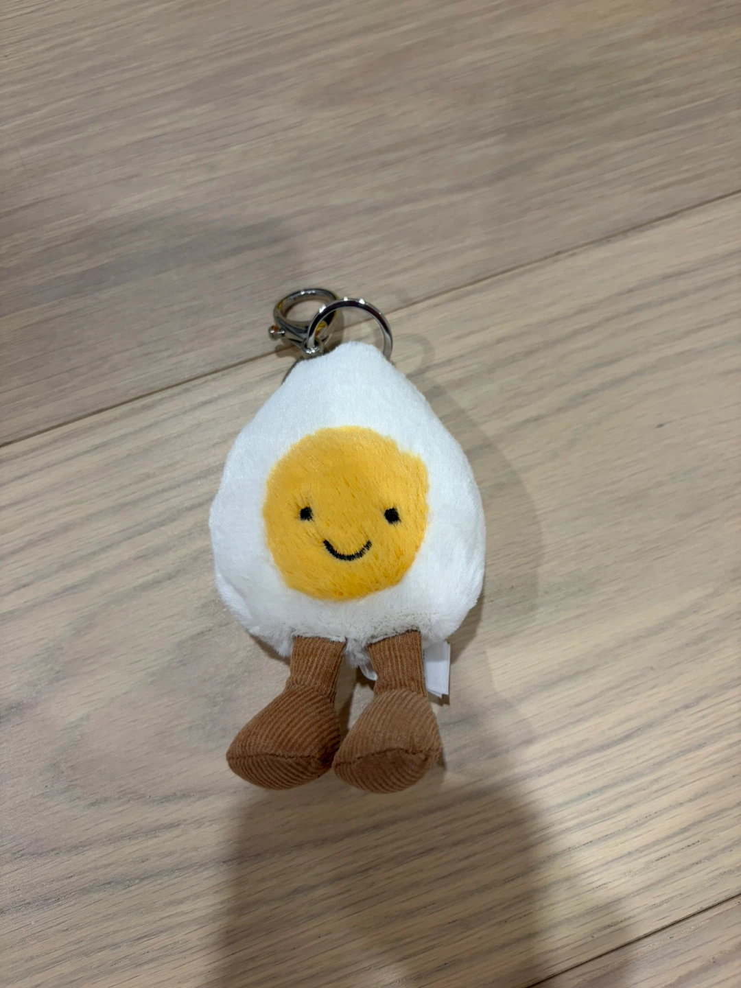 Retired Boiled Egg Jellycat Bag Charm
