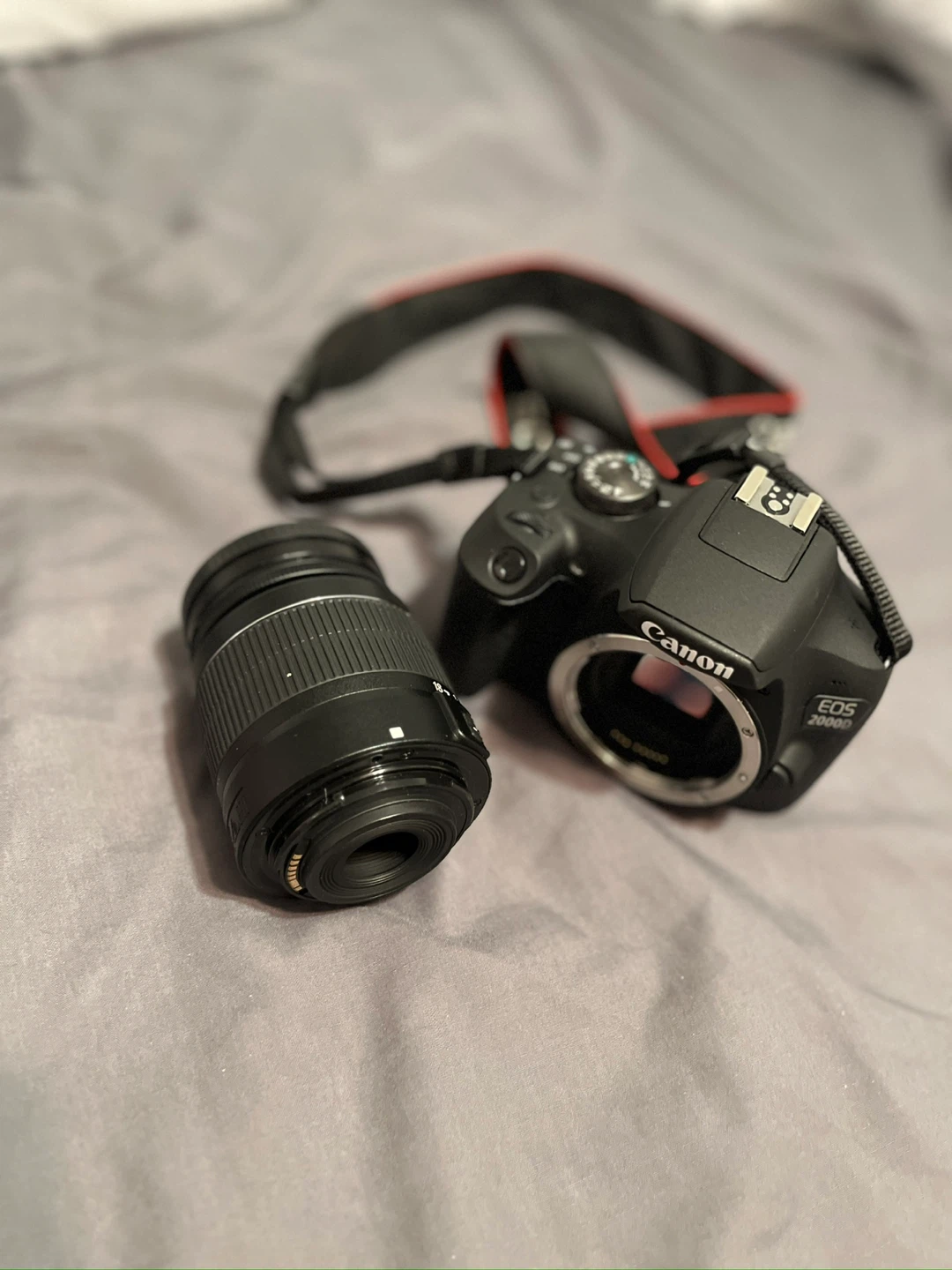 Canon EOS 2000D DSLR Camera with Lens and Accessories