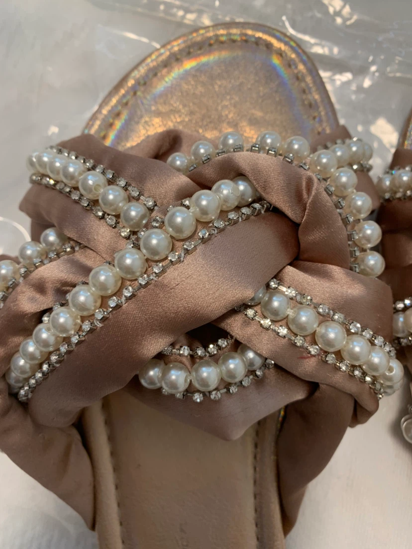 Jessica Simpson Embellished Slide Sandals