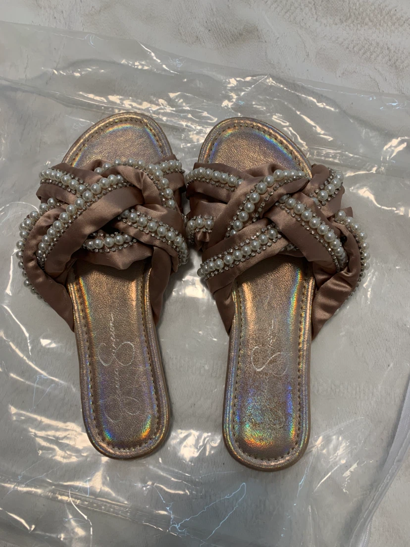 Jessica Simpson Embellished Slide Sandals - photo 2