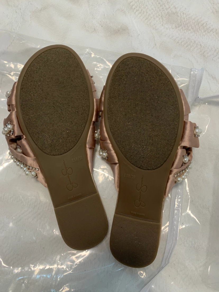 Jessica Simpson Embellished Slide Sandals - photo 3