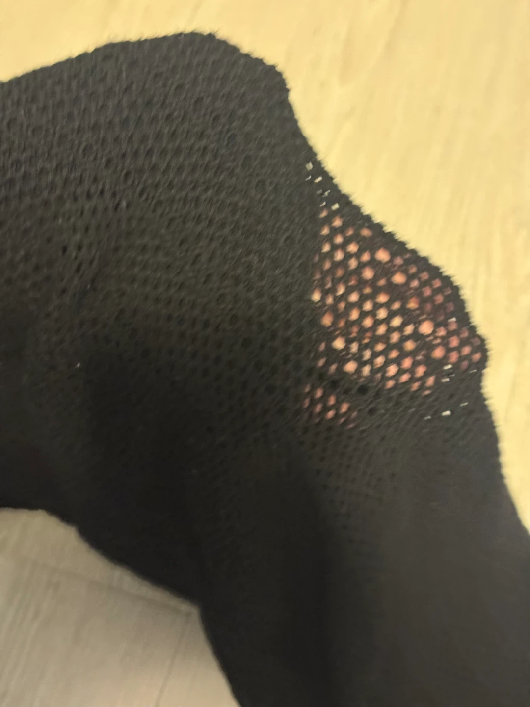 Black Crochet Bell Bottom Pants - photo 3