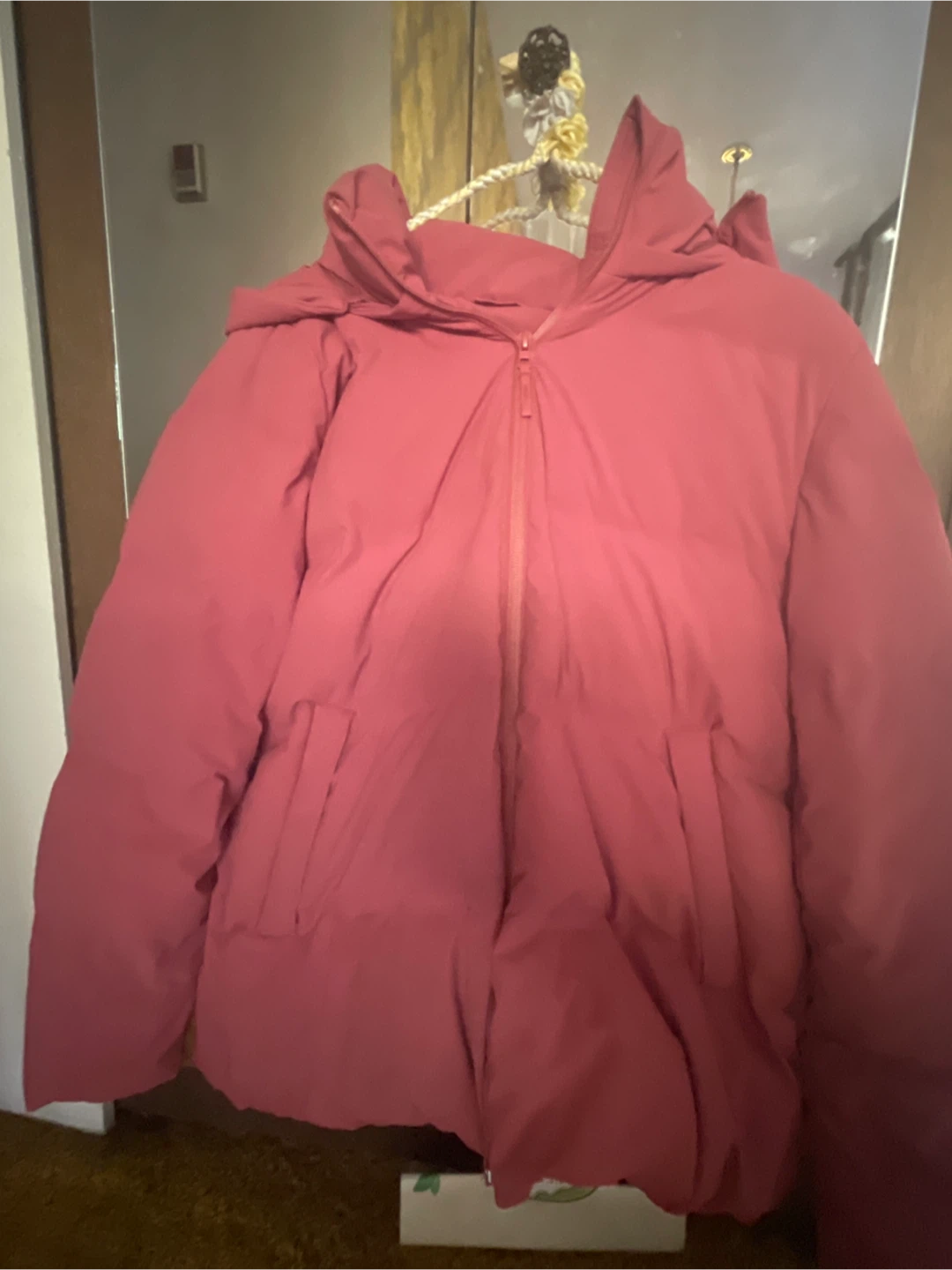 Uniqlo short Puffer Jacket - pink