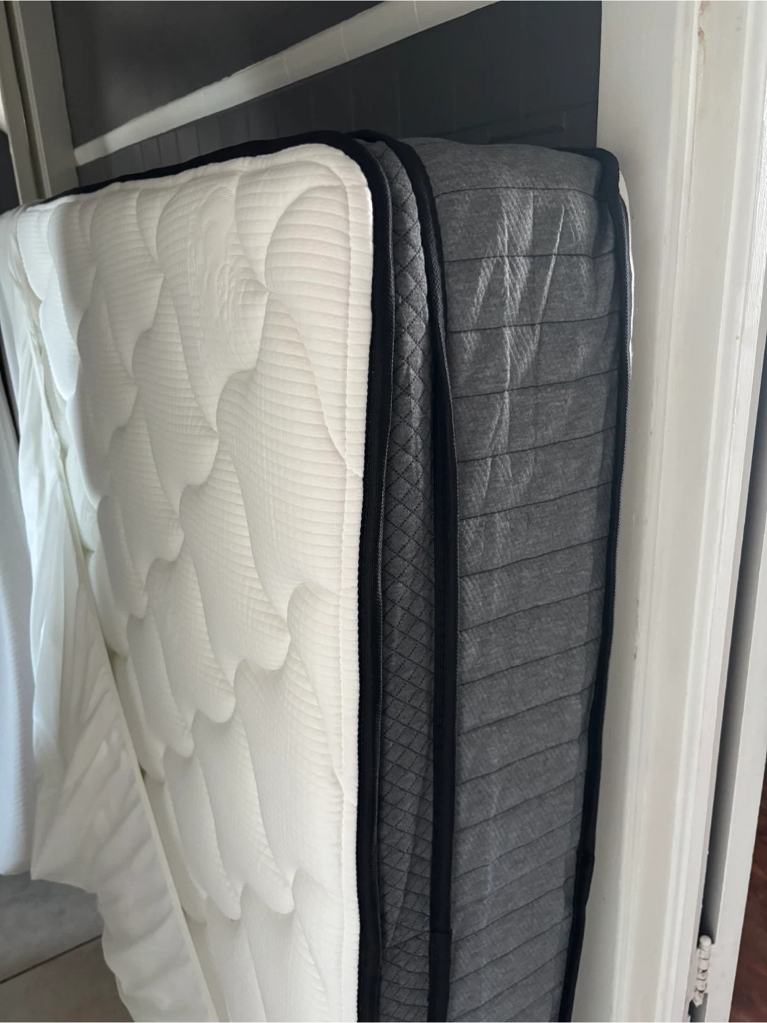 Full Size Mattress and Wooden Bed Frame - photo 2
