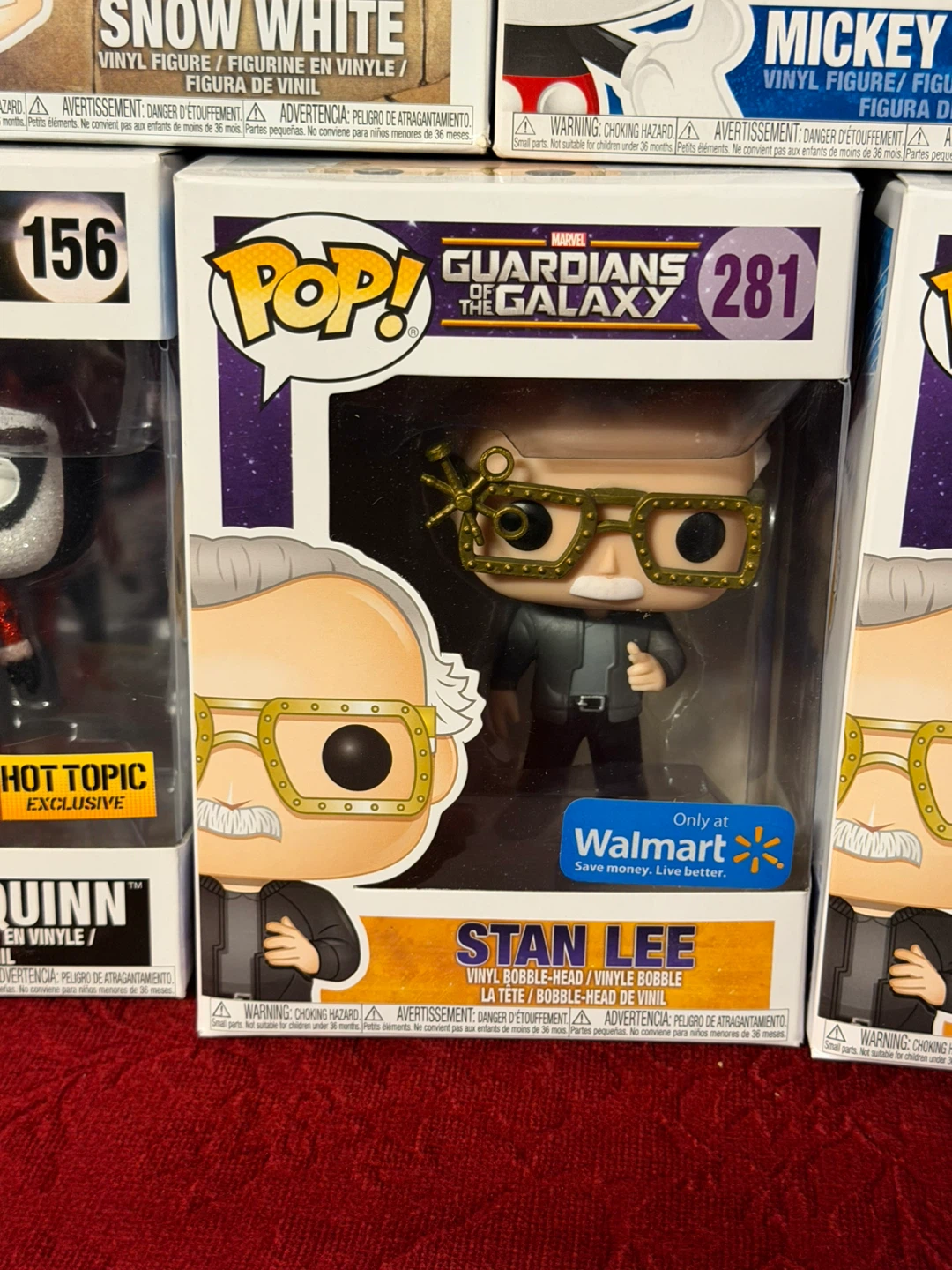 Funko Pop lot Stan Lee #281 Snow White Harley Quinn Mickey Mouse - photo 5