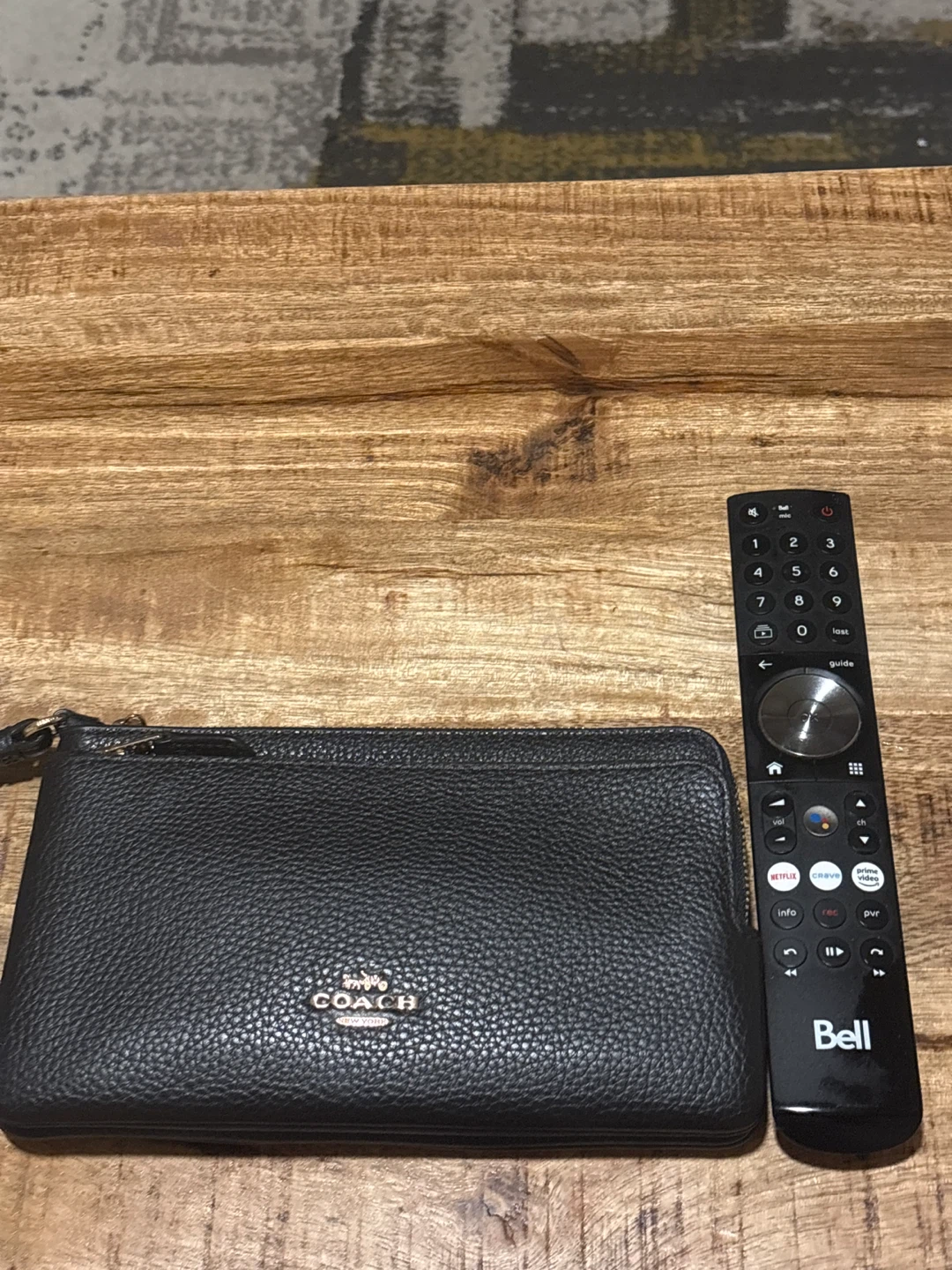 Coach Double Zip Wallet Black Pebble Leather//Negotiable - photo 2