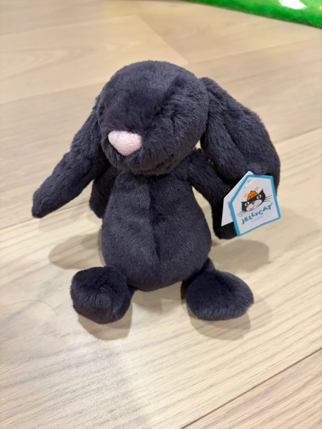 Retired Small Bashful Inky Bunny Jellycat Plush