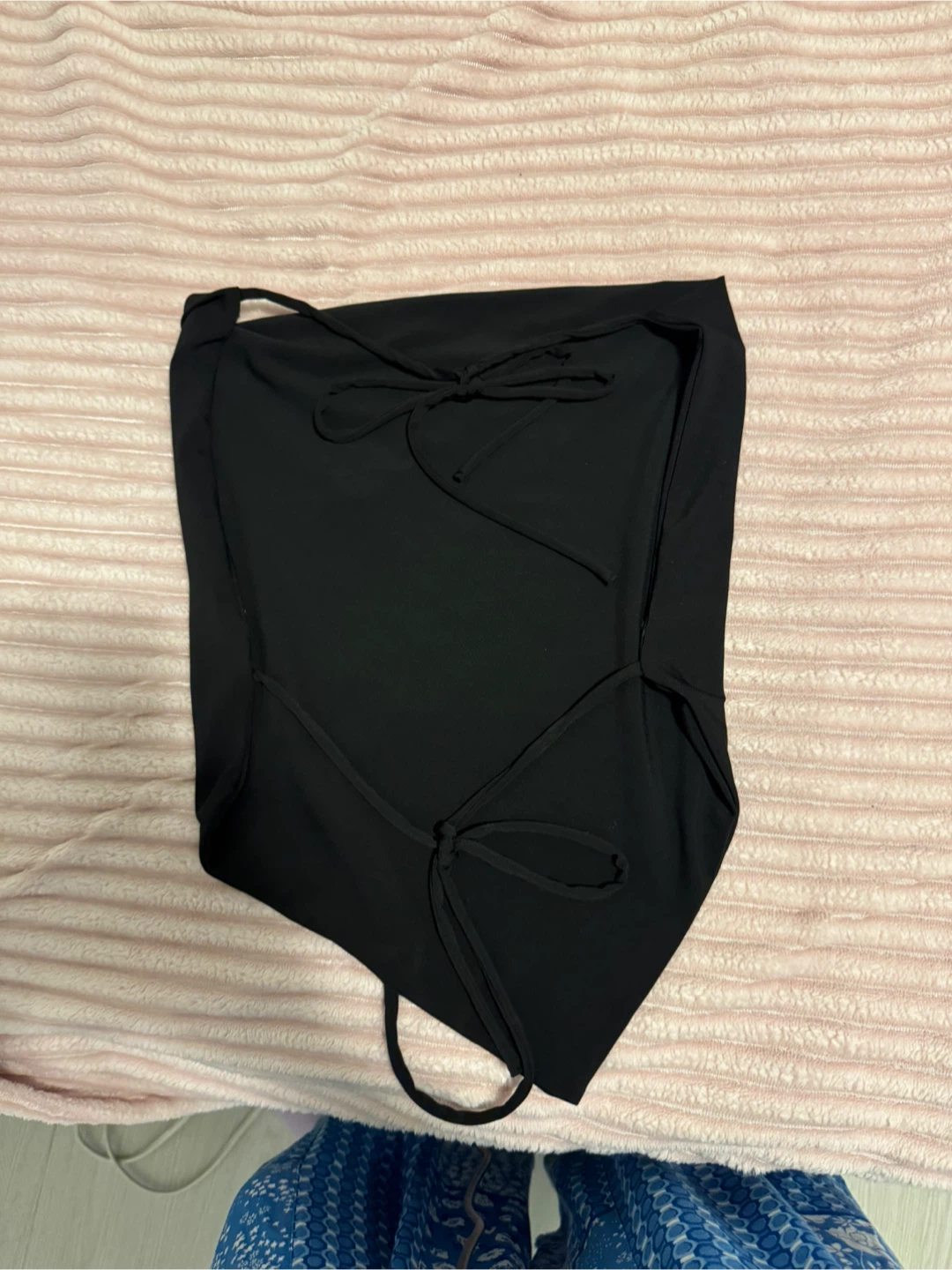 Garage Black Halter Neck Bandana Top - photo 2