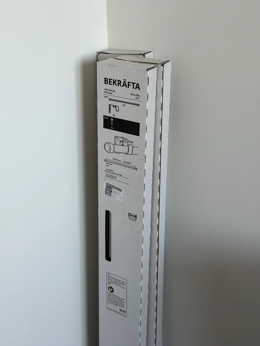 **NEW** IKEA BEKRÄFTA Curtain Rod Set - photo 2