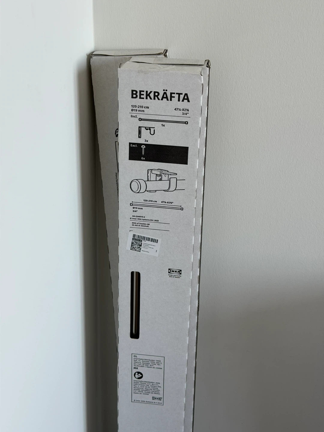 **NEW** IKEA BEKRÄFTA Curtain Rod Set - photo 3