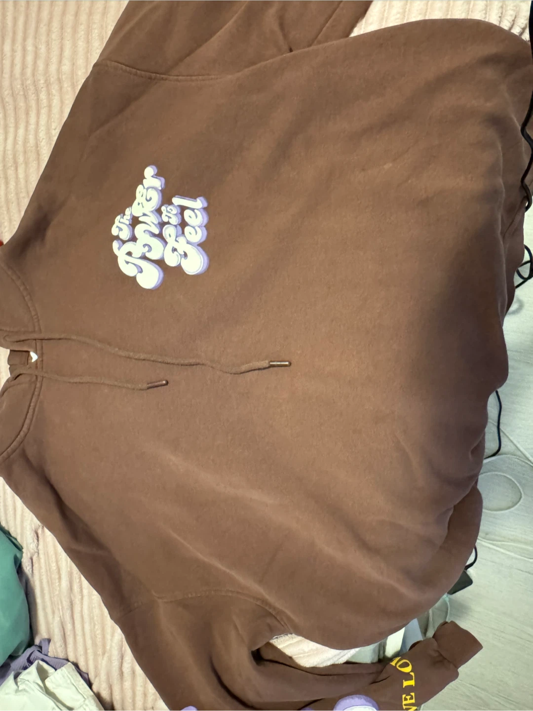 Brown Graphic Hoodie