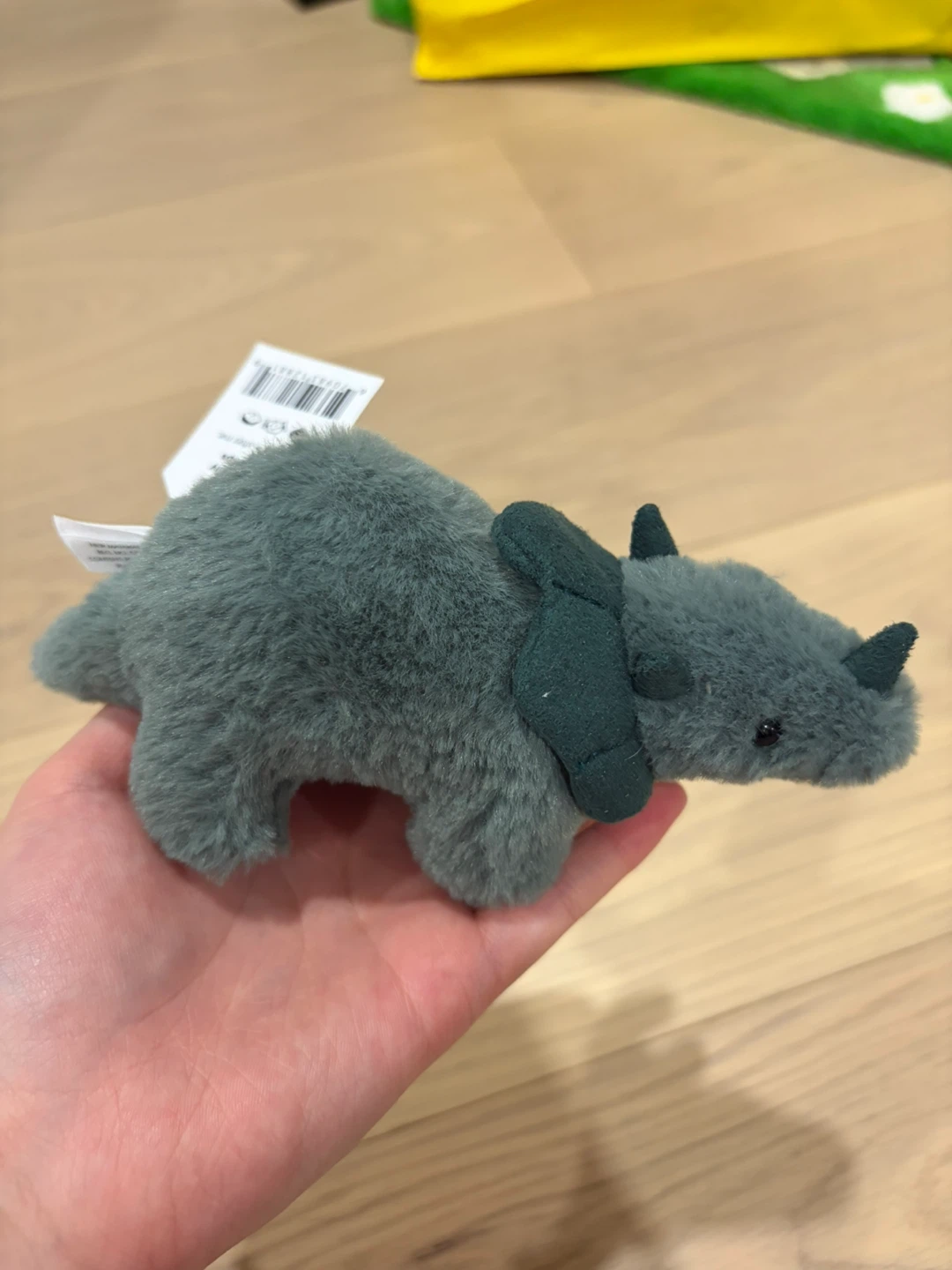 Retired Mini Fossily Triceratops Jellycat Plush