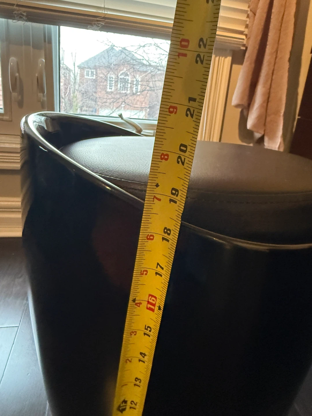 Black Storage Stool - photo 4