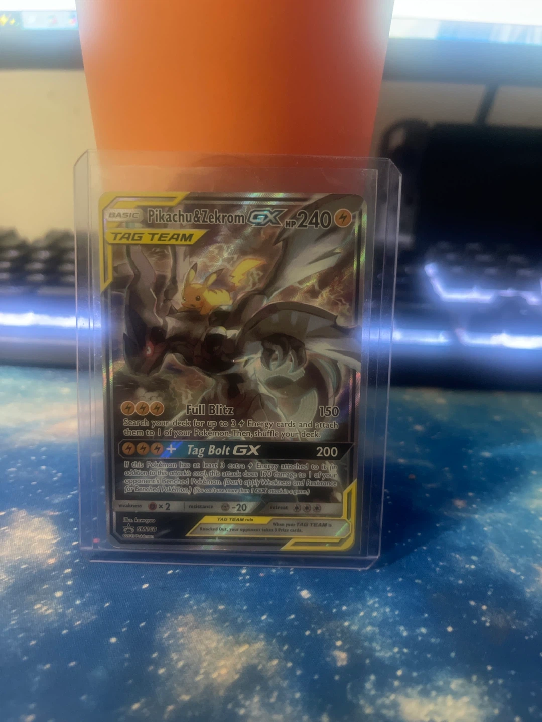 Pikachu & Zekrom GX Tag Team Pokémon Card