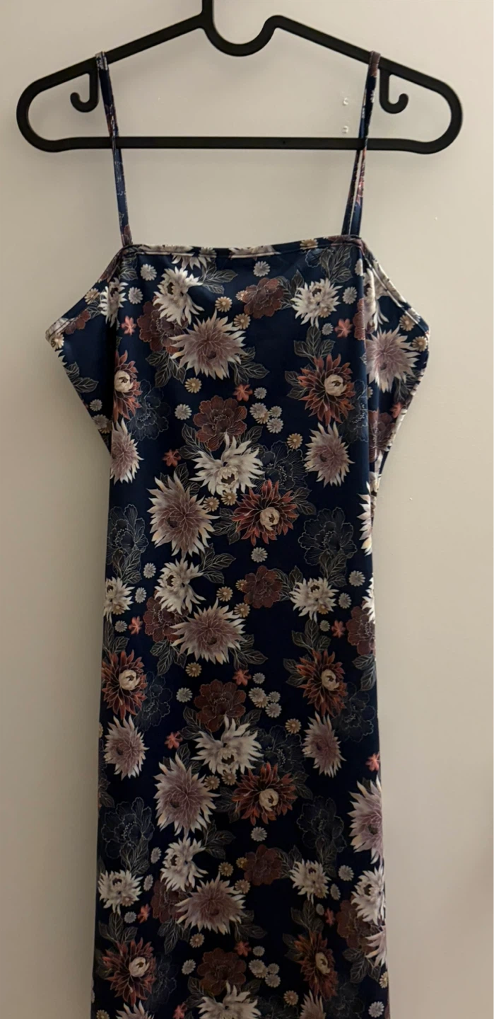 Women's Floral Print Spaghetti Strap Dress