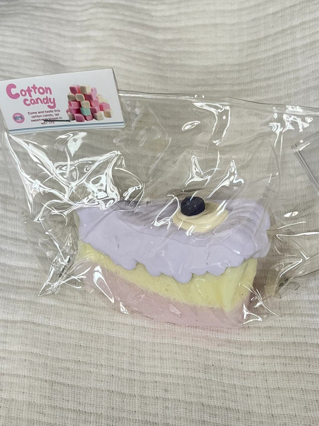 Squishy Cotton Candy Slice