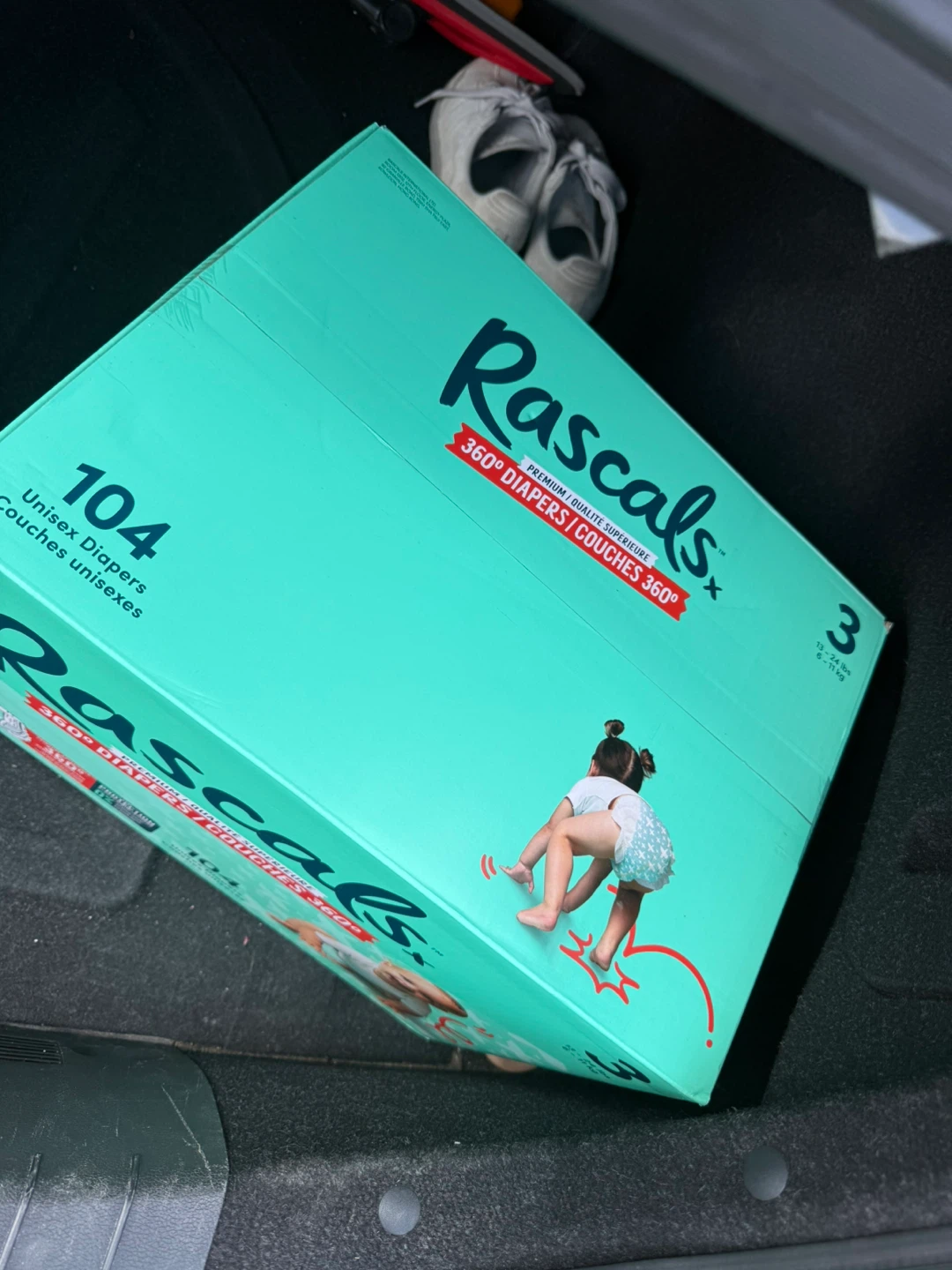Rascals Size 3 Diapers - 104 Count