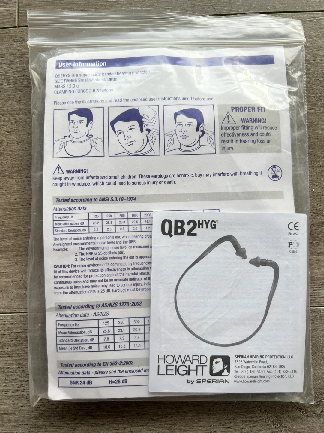Howard Leight Supra Aural Earplugs - photo 5