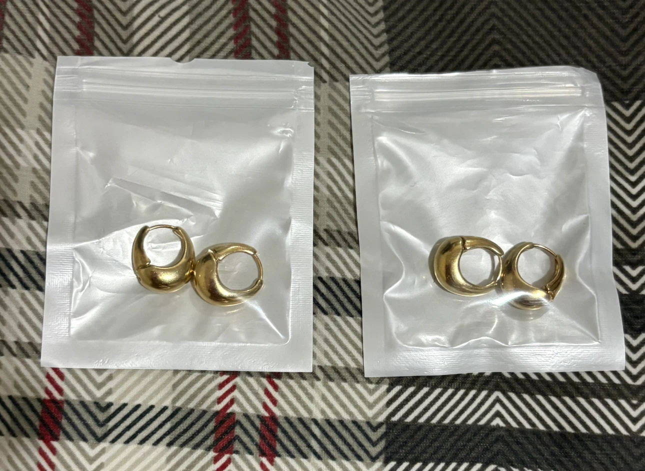 Metal Style Geometric Ear Cuffs Korean earrings.