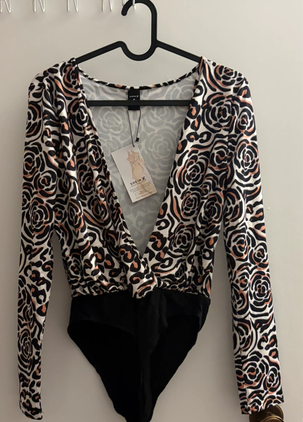 SHEIN Long Sleeve Bodysuit
