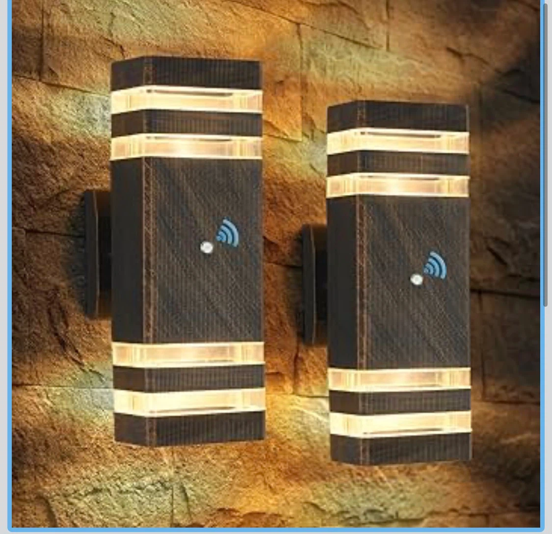 Outdoor Wall Light Fixture with Dusk to Dawn Sensor