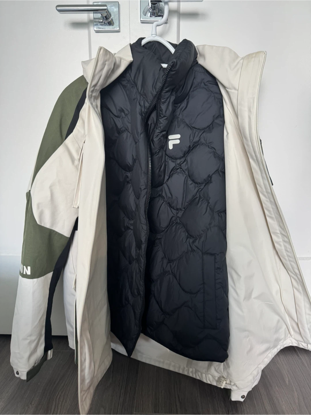 Moving sale-must go FILA 3-in-1 Down Lined Windbreaker Jacket - photo 2