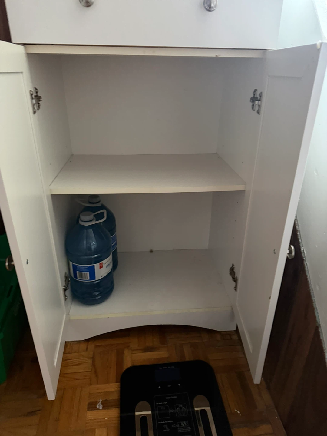 White Storage Cabinet with Drawers - photo 4