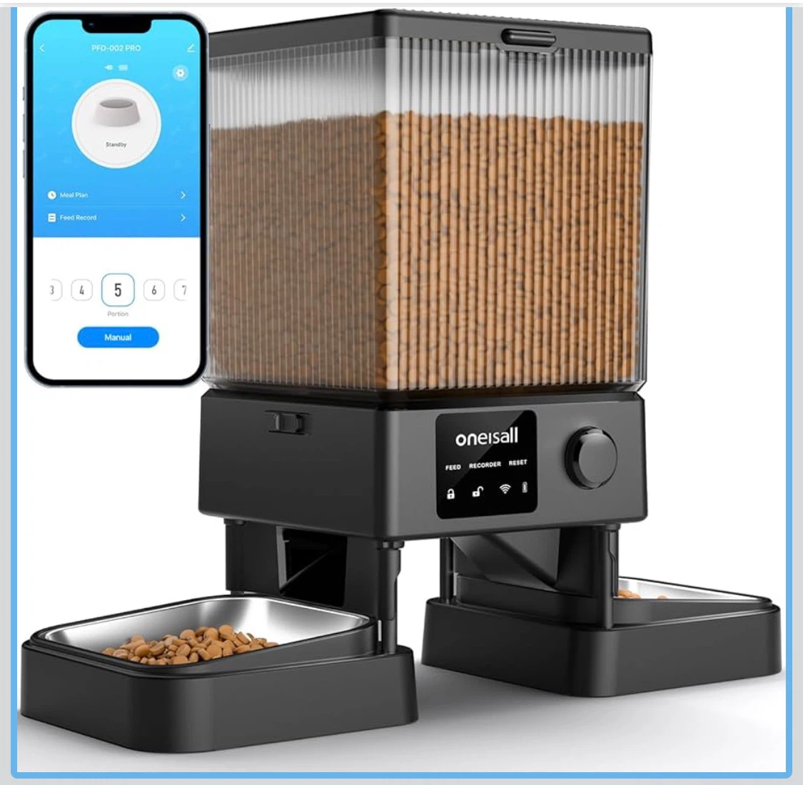 Oneisall Automatic Pet Feeder