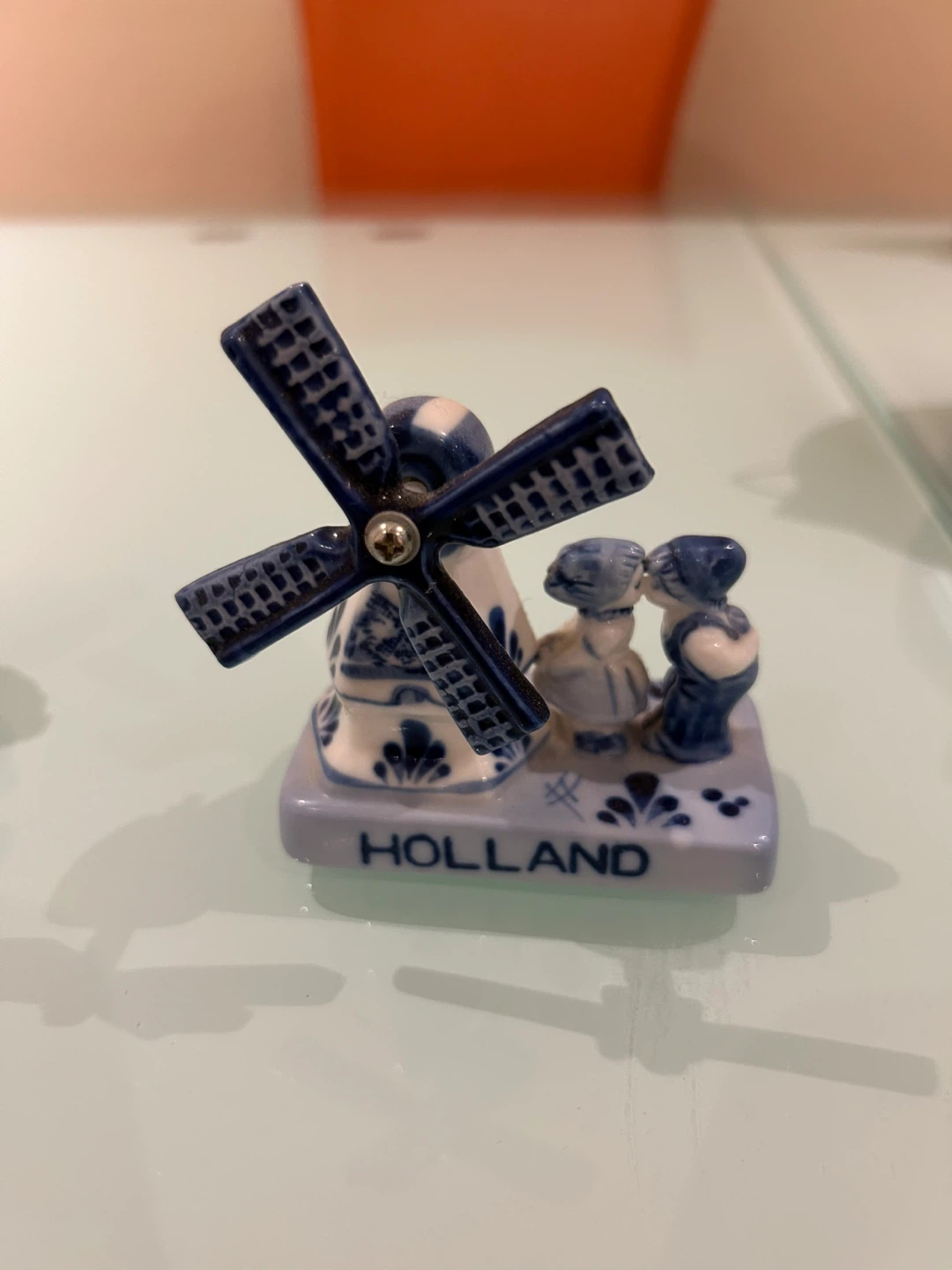 Delft Blue Holland Windmill Figurine