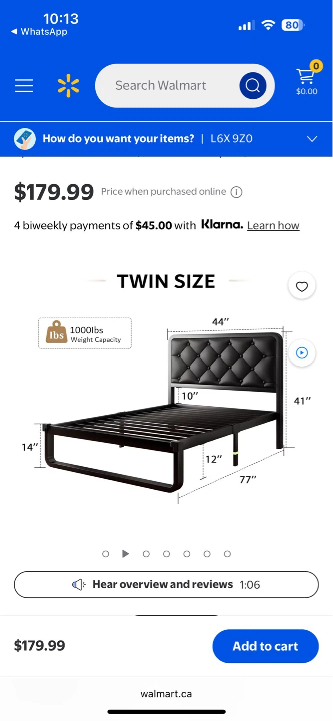 Brand new Black Twin Size Upholstered Bed Frame - photo 2