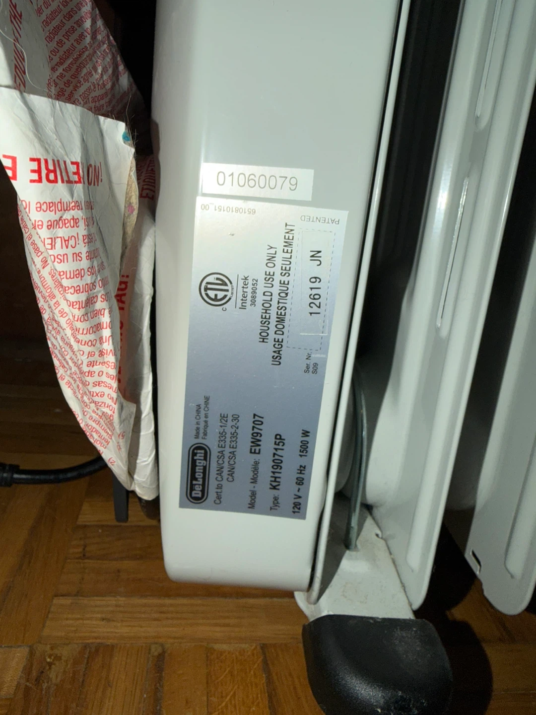 DeLonghi Portable Oil Heater - photo 2