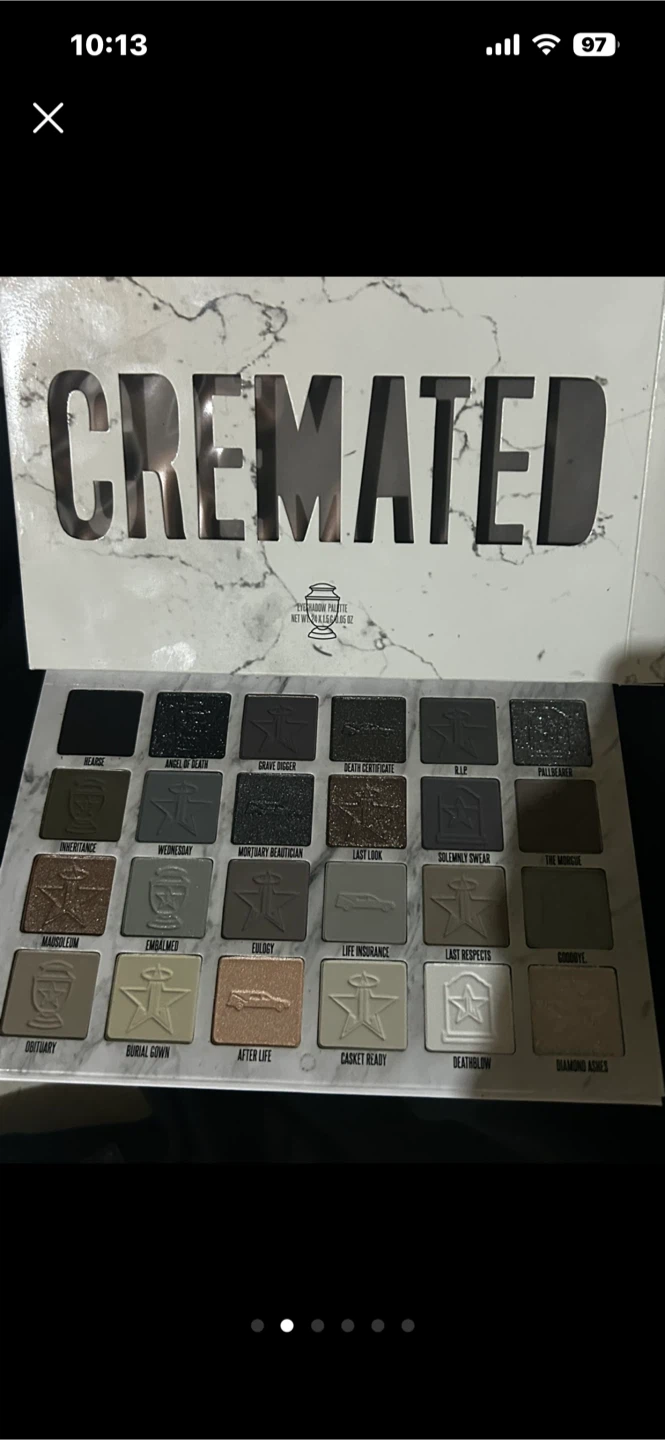 Jeffree Star Cosmetics Cremated Eyeshadow Palette